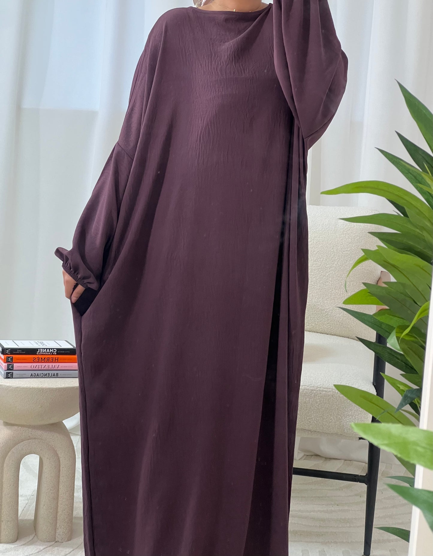 Erum Abaya with Elasticated Cuffs
