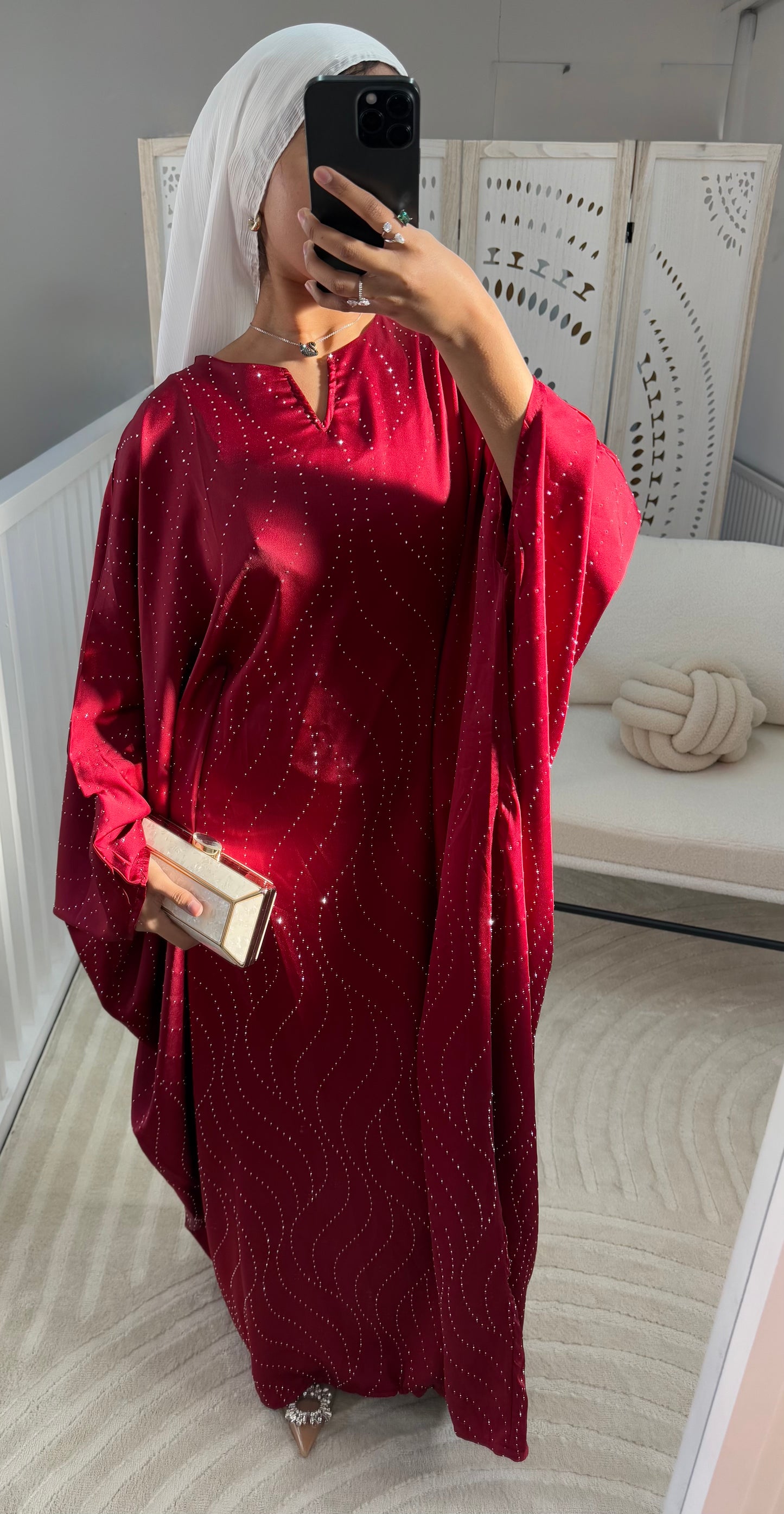 Mulberry Rhynestone Dress