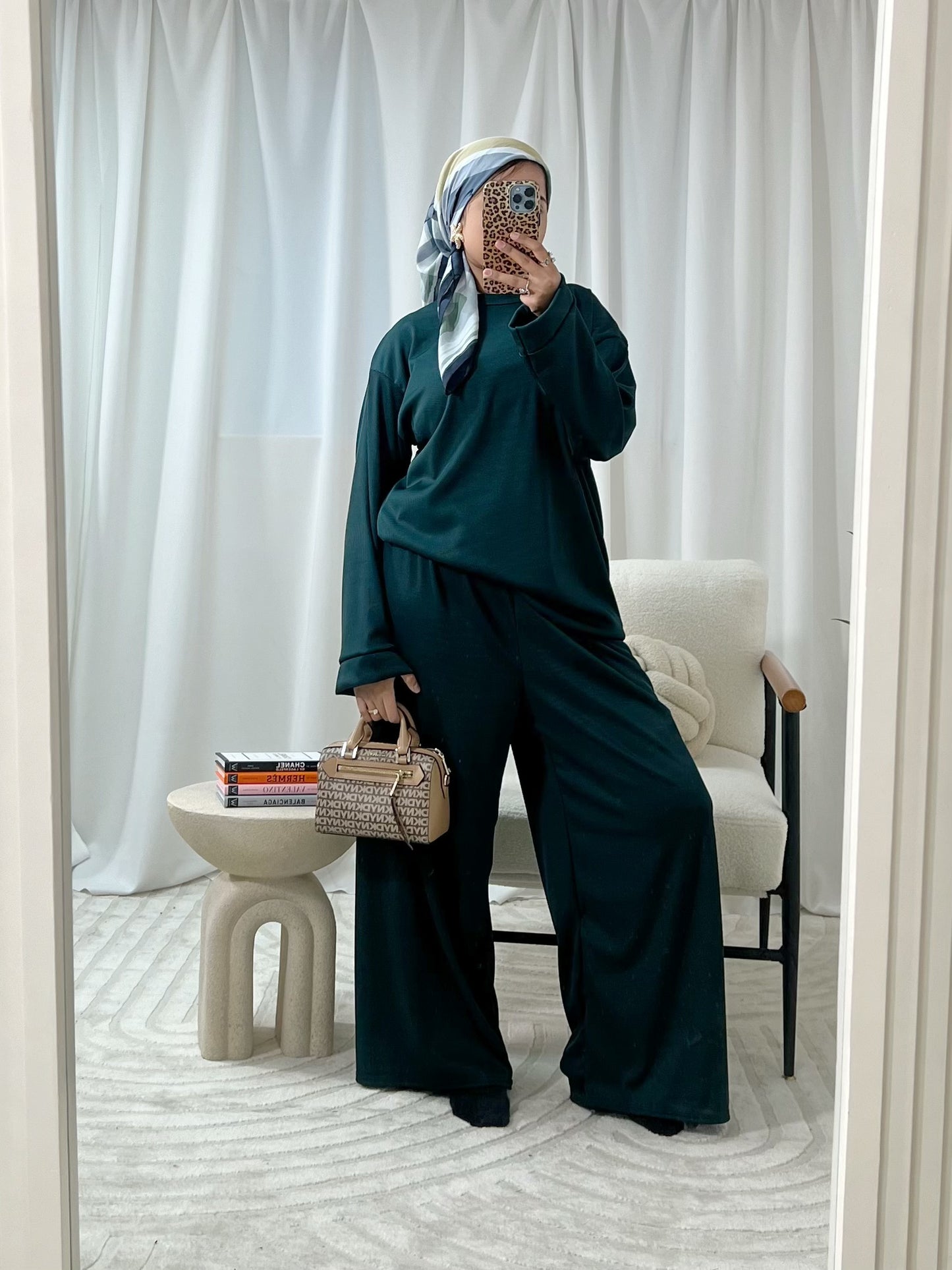 Ellie Fine Rib Co-Ord Set