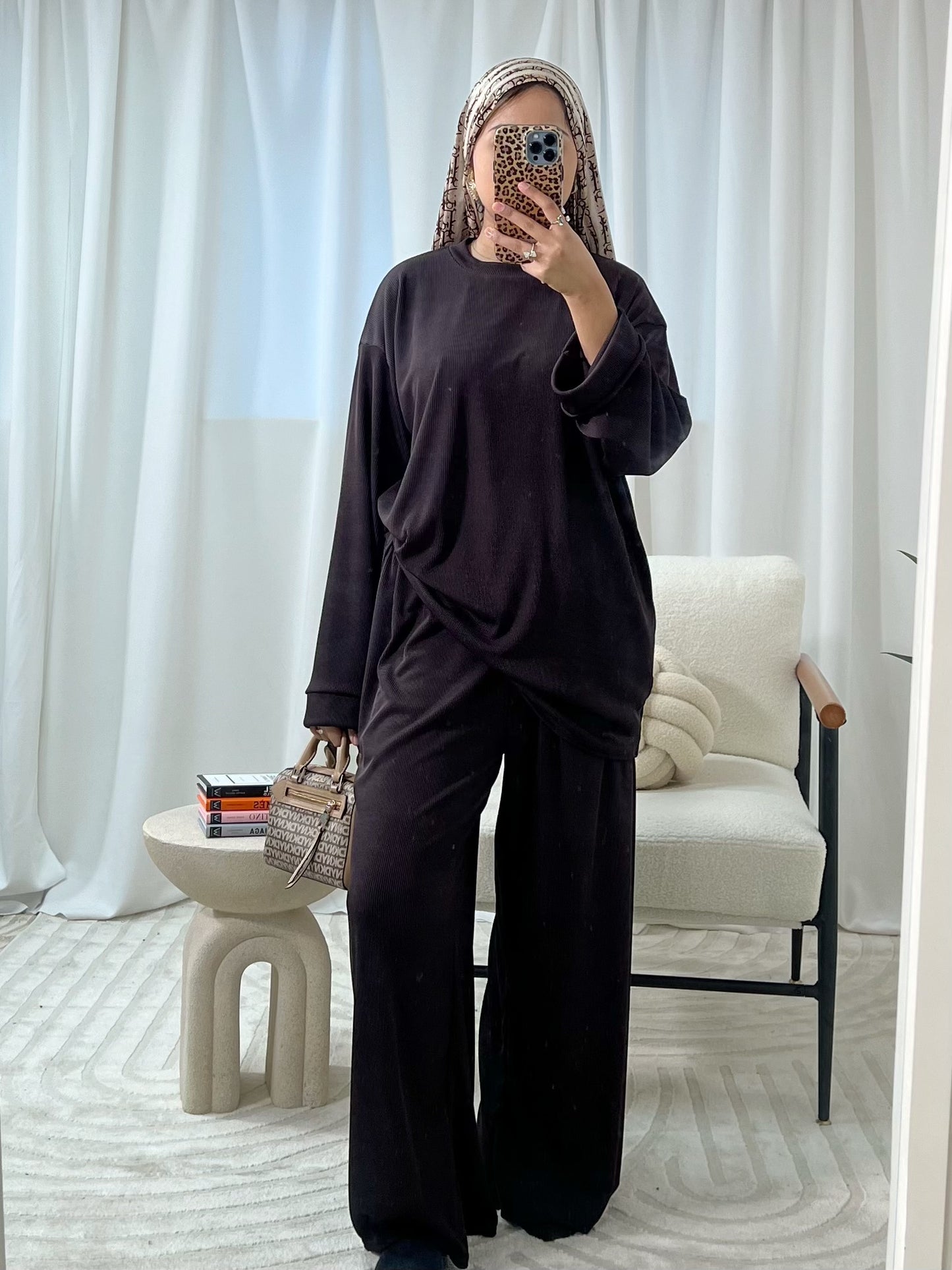 Ellie Fine Rib Co-Ord Set
