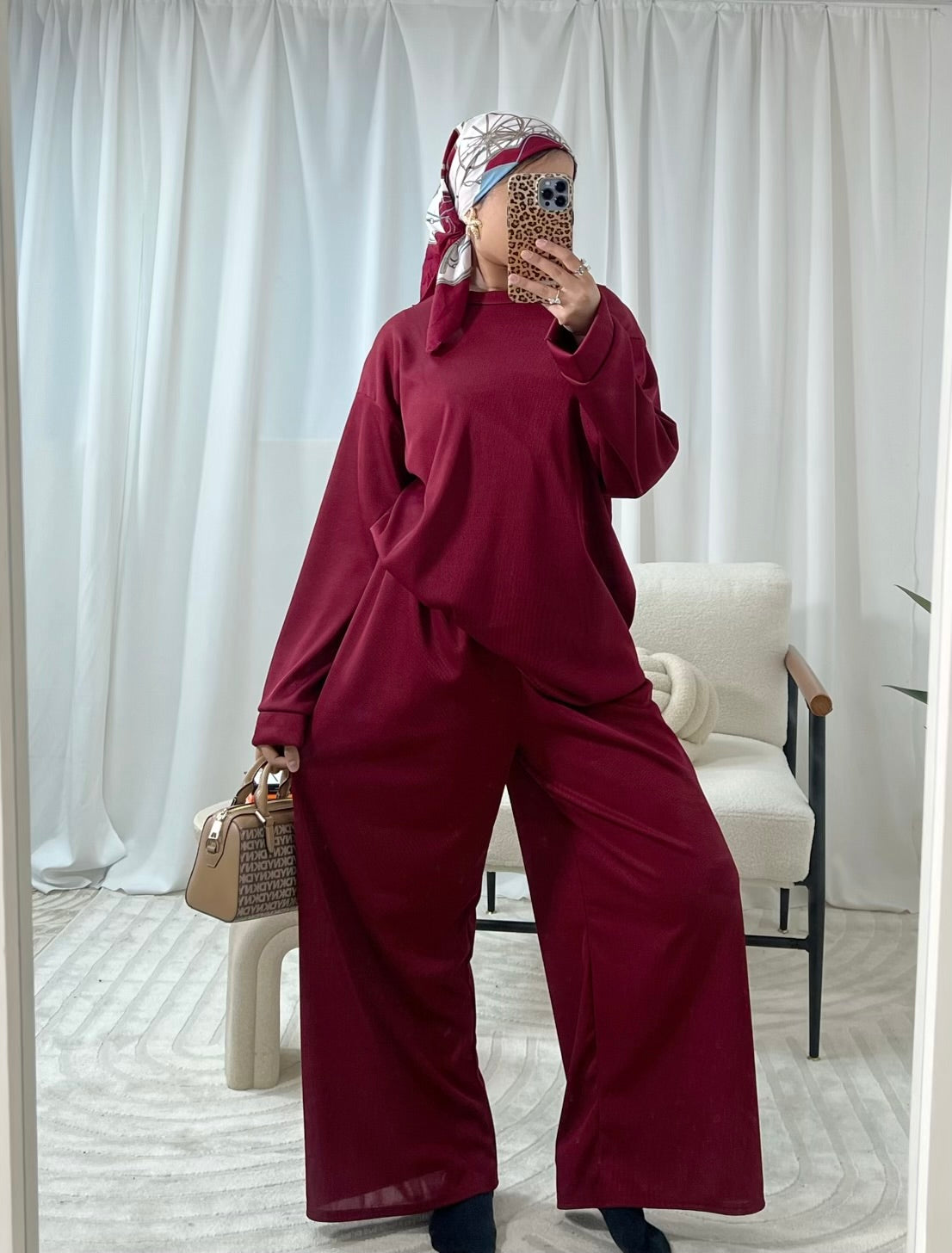 Ellie Fine Rib Co-Ord Set