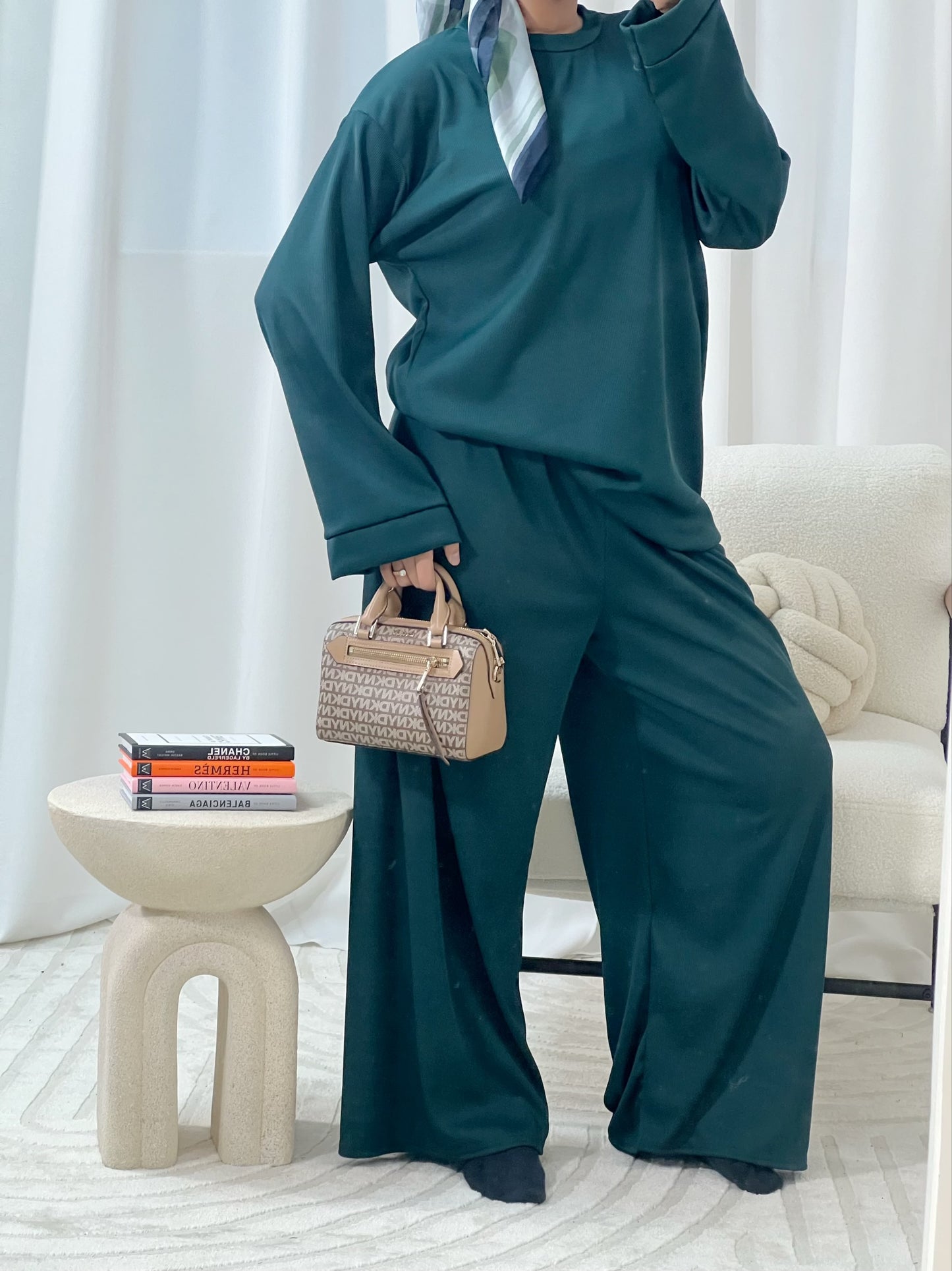 Ellie Fine Rib Co-Ord Set