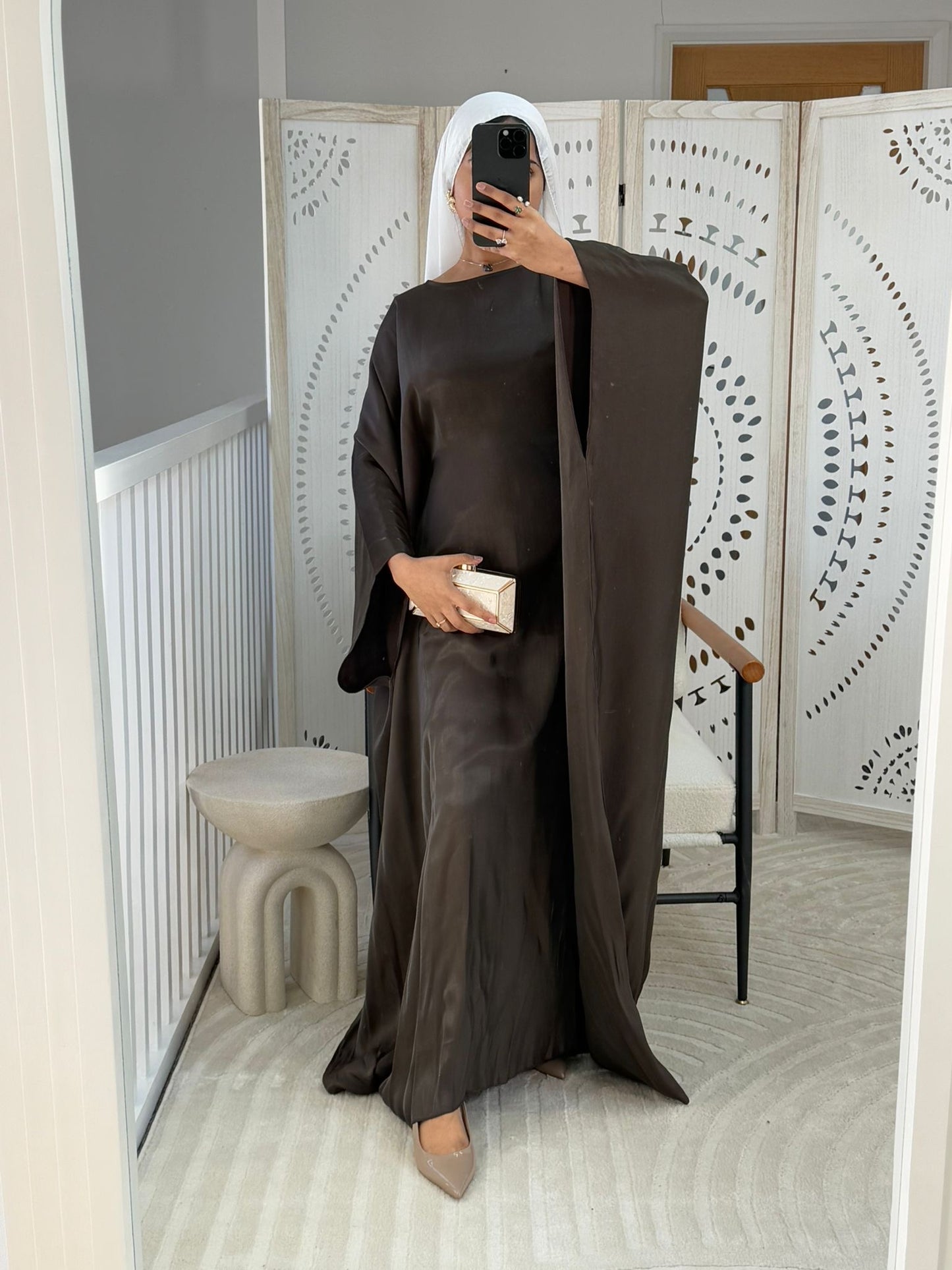 Coco Shimmer Batwing Abaya