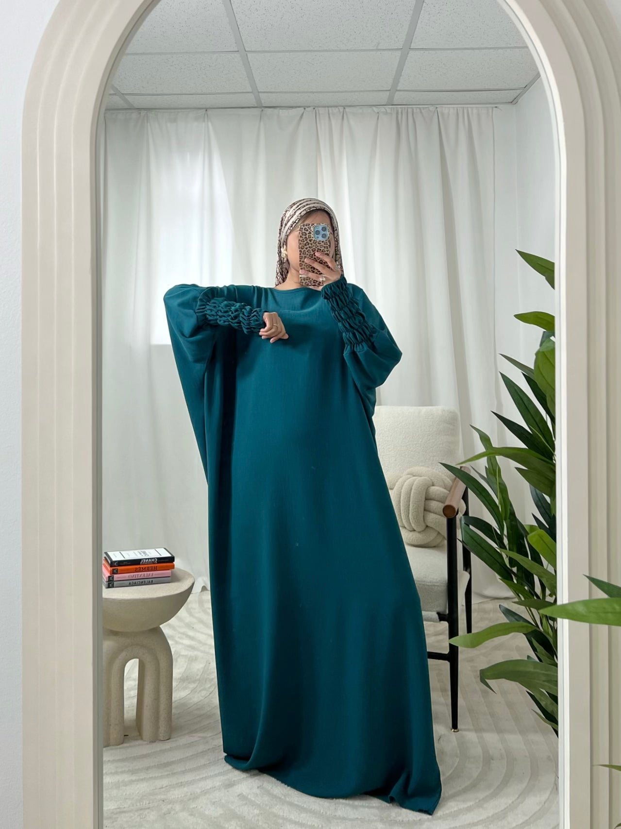Haya Abaya with Elasticated Sleeves