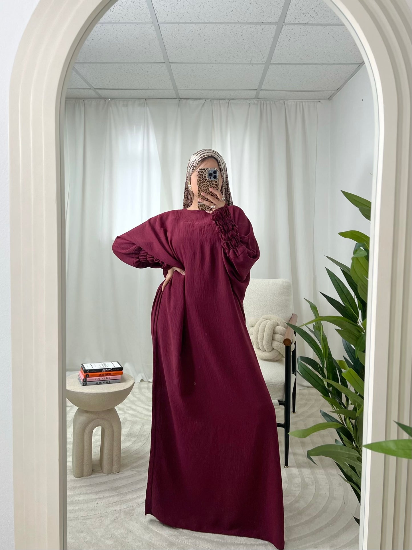 Haya Abaya with Elasticated Sleeves