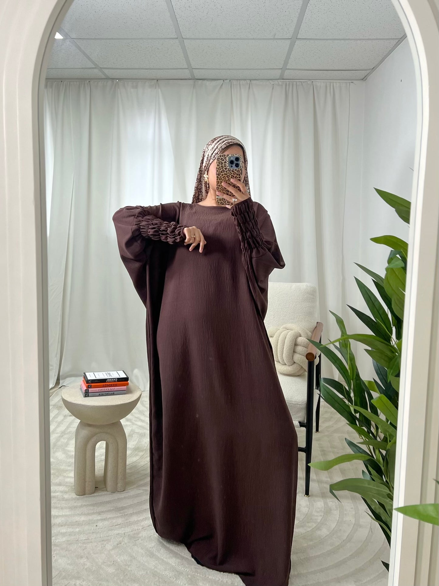 Haya Abaya with Elasticated Sleeves