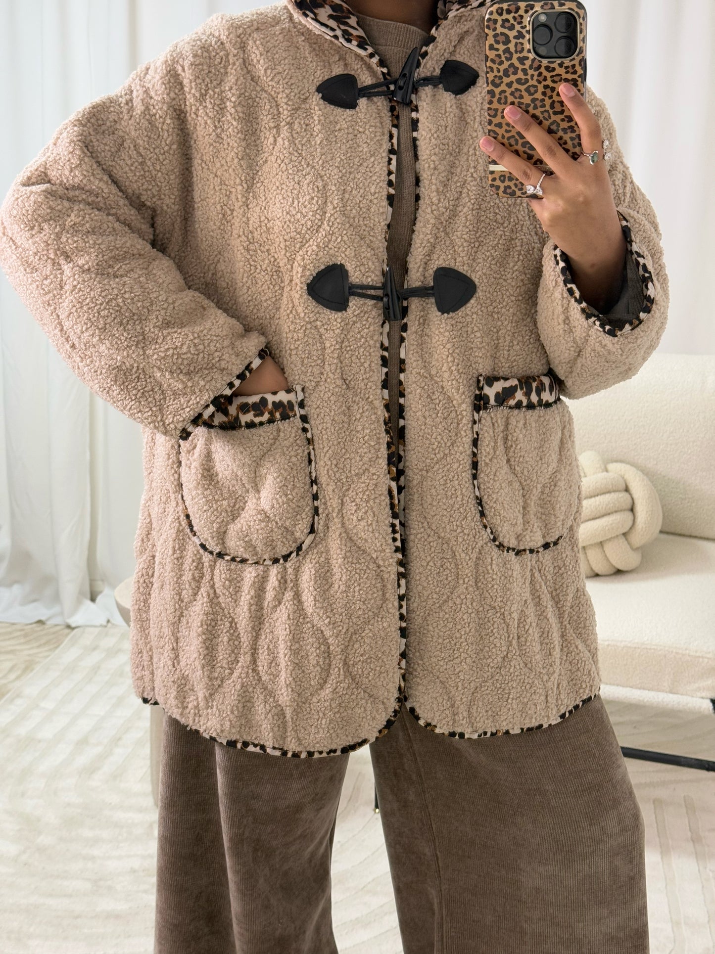 Teddy Leopard Coats