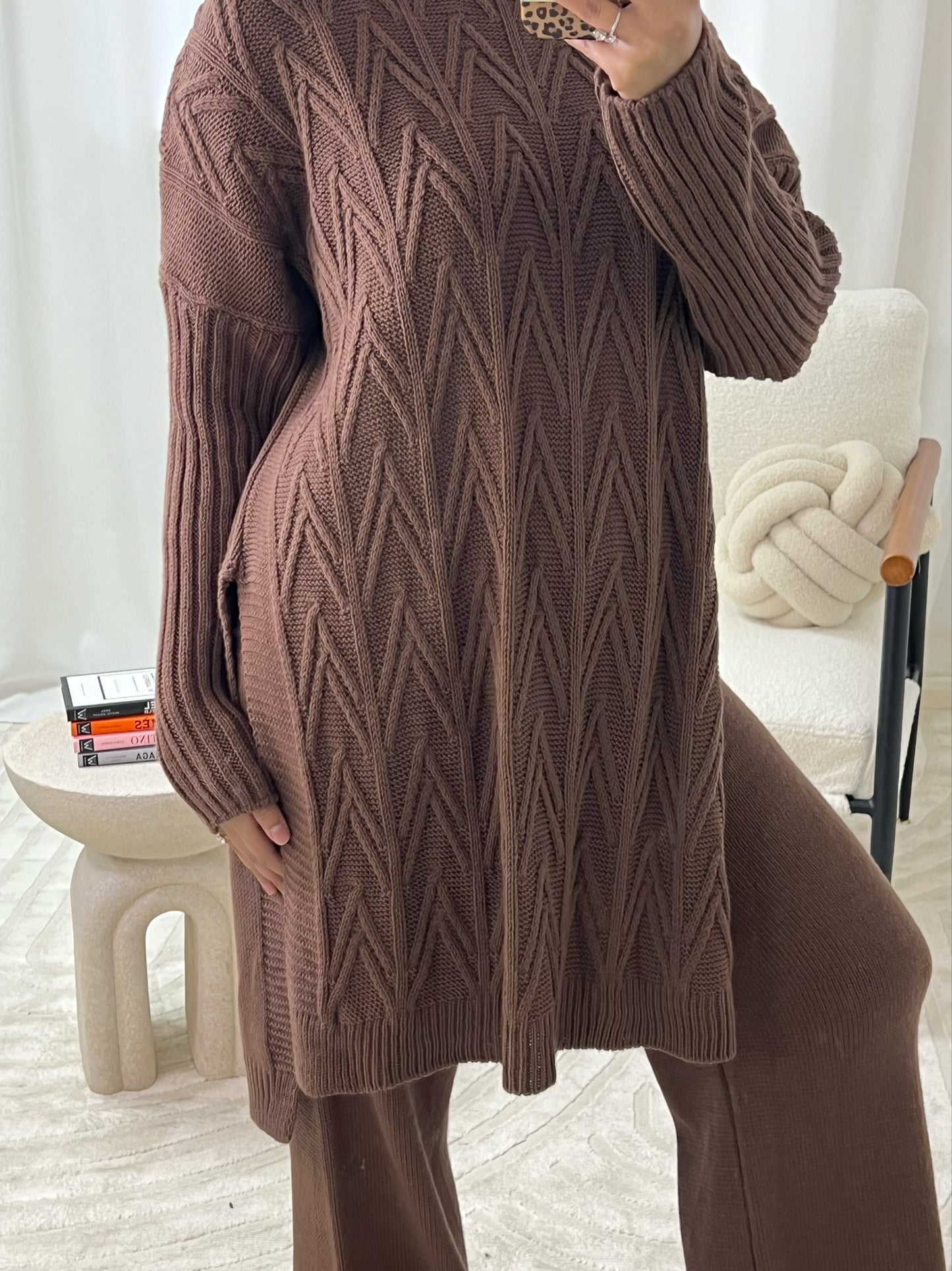 Iris Chevron Knitted Co Ord