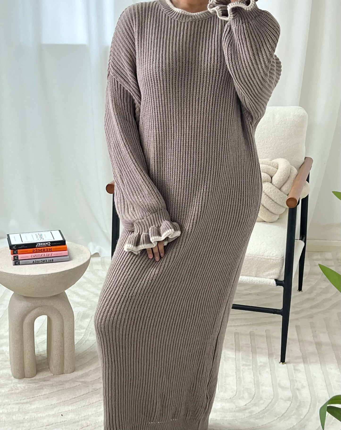 Ayla Longline Knitted Dress