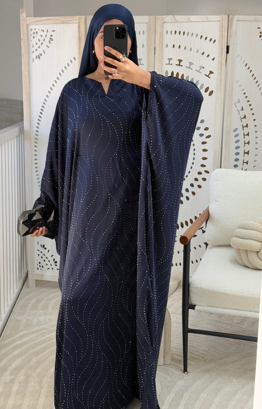 Prussian Blue Rhynestone Dress