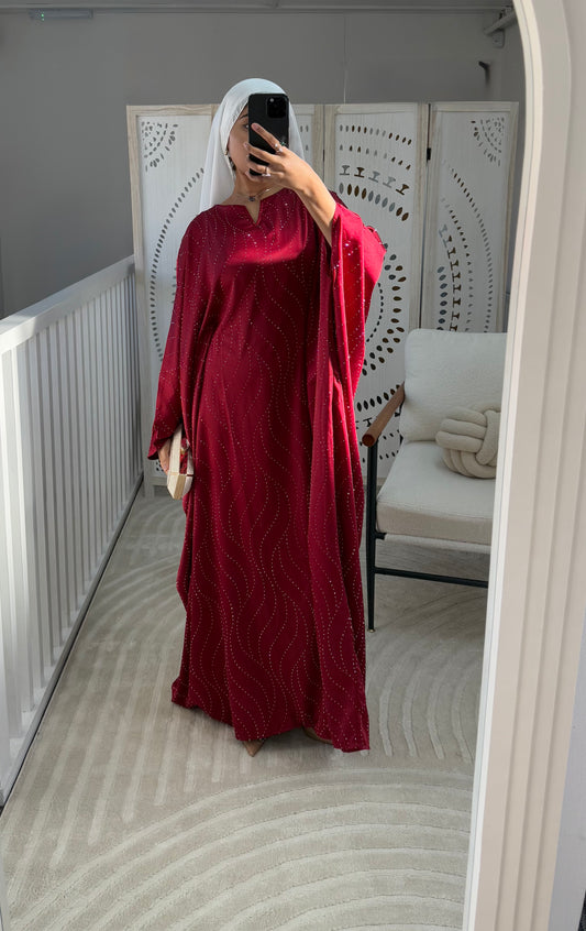Mulberry Rhynestone Dress