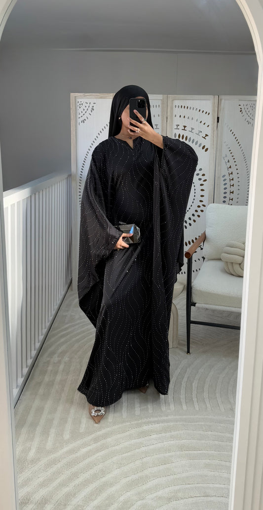 Black Rhynestone Dress