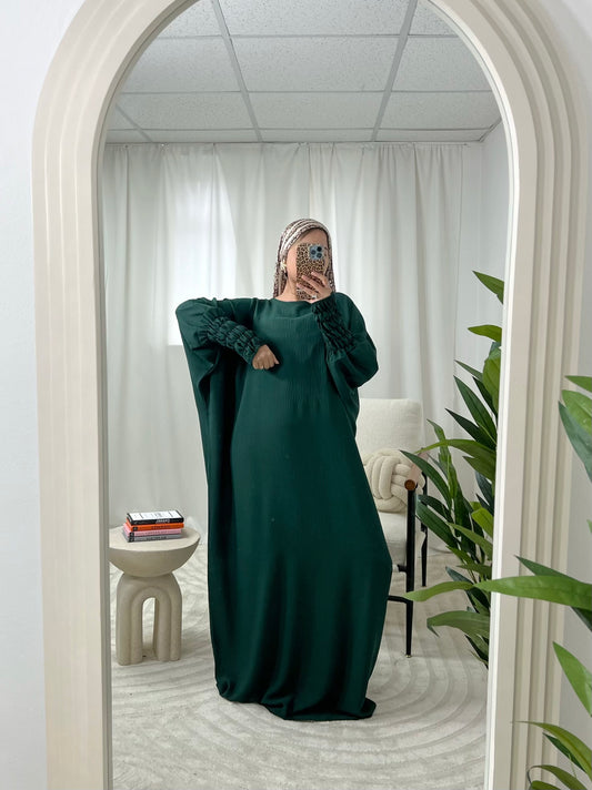 Haya Abaya with Elasticated Sleeves