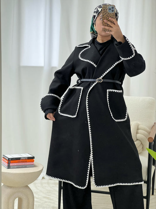 Ariana Contrast Coat